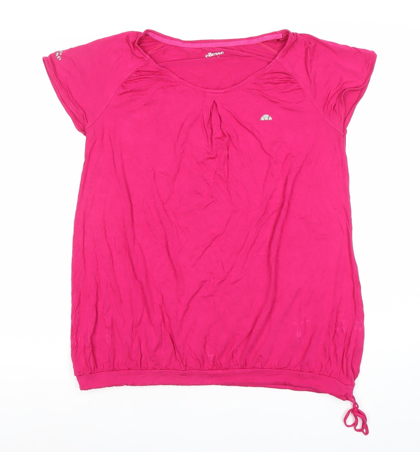 Ellesse Womens Pink XL Scoop Neck Short Sleeve Sports T-Shirt