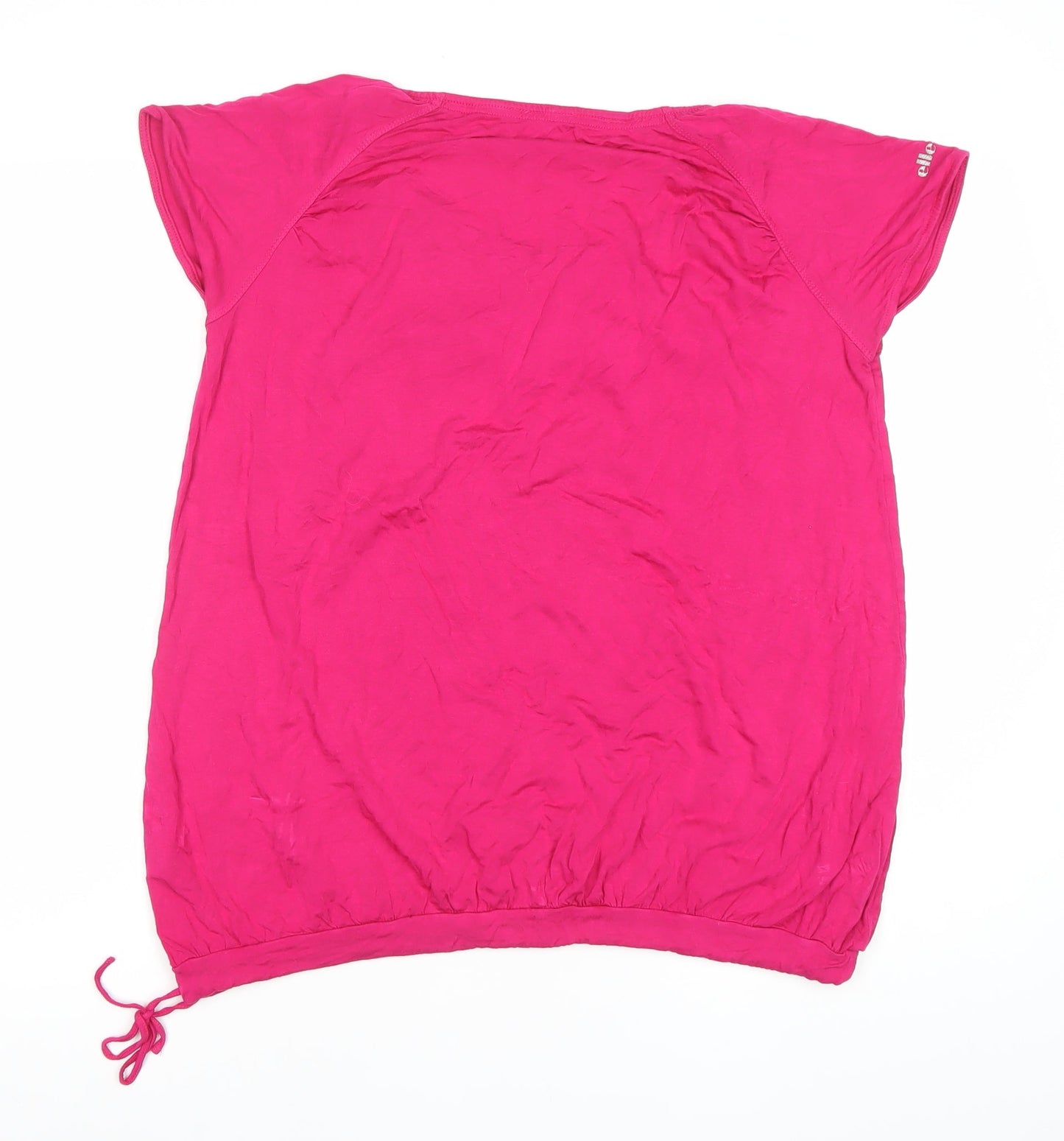 Ellesse Womens Pink XL Scoop Neck Short Sleeve Sports T-Shirt