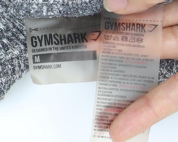Gymshark Womens Grey Cropped Pullover Hoodie Size M