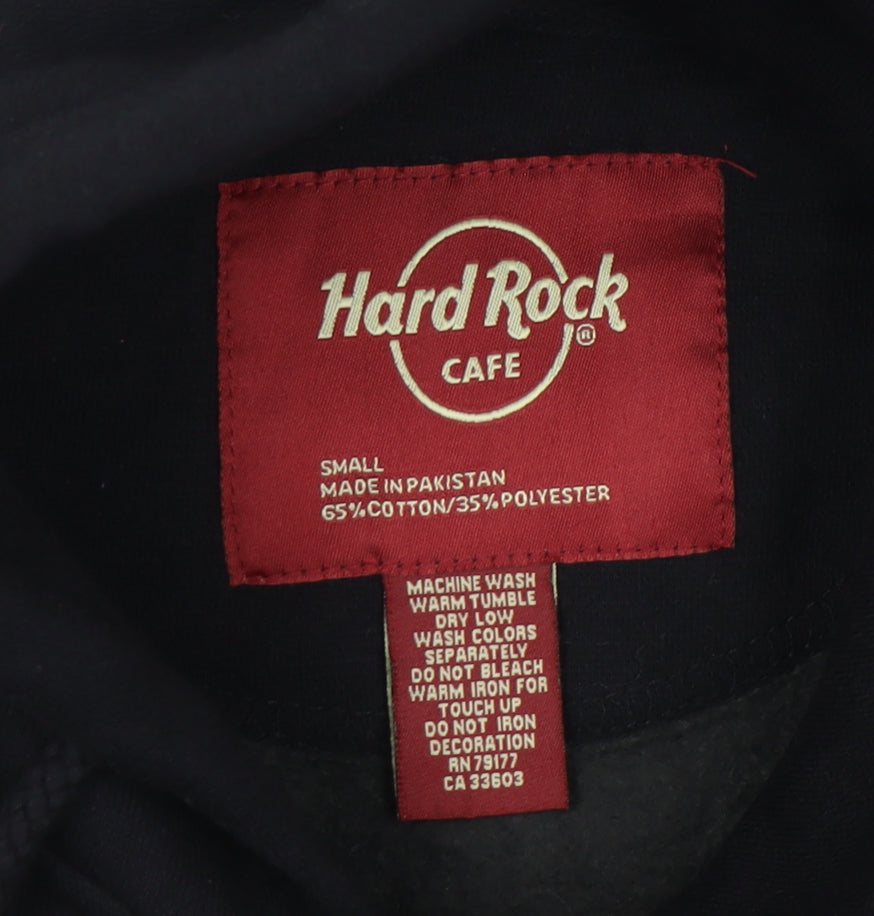 Hard Rock Cafe Boston Women’s Black Pullover Hoodie Small