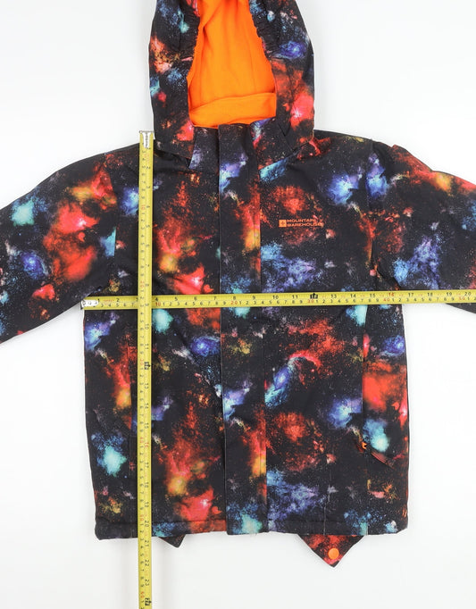 Mountain Warehouse Boys Multicoloured Galaxy Ski Jacket 7-8Y Hooded Winter Coat