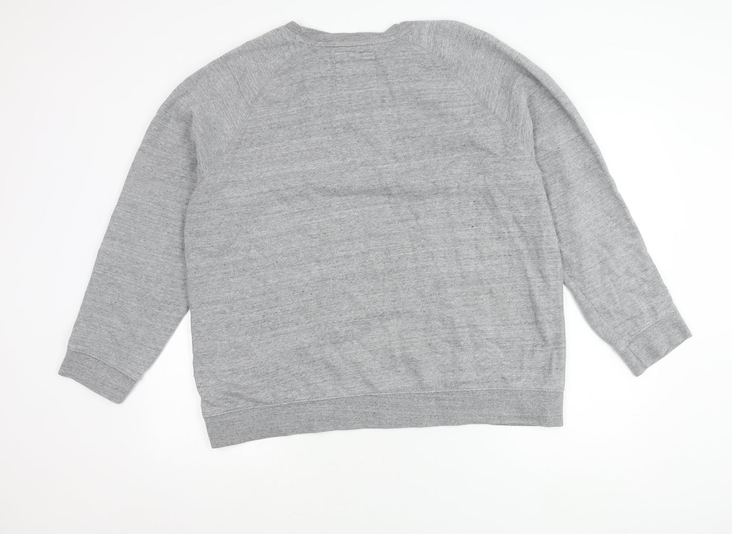 Fat Face Mens Grey XL Pullover Sweatshirt Crew Neck Cotton