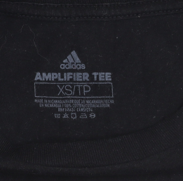 Adidas Men's Black XS Amplifier Logo Graphic T-Shirt