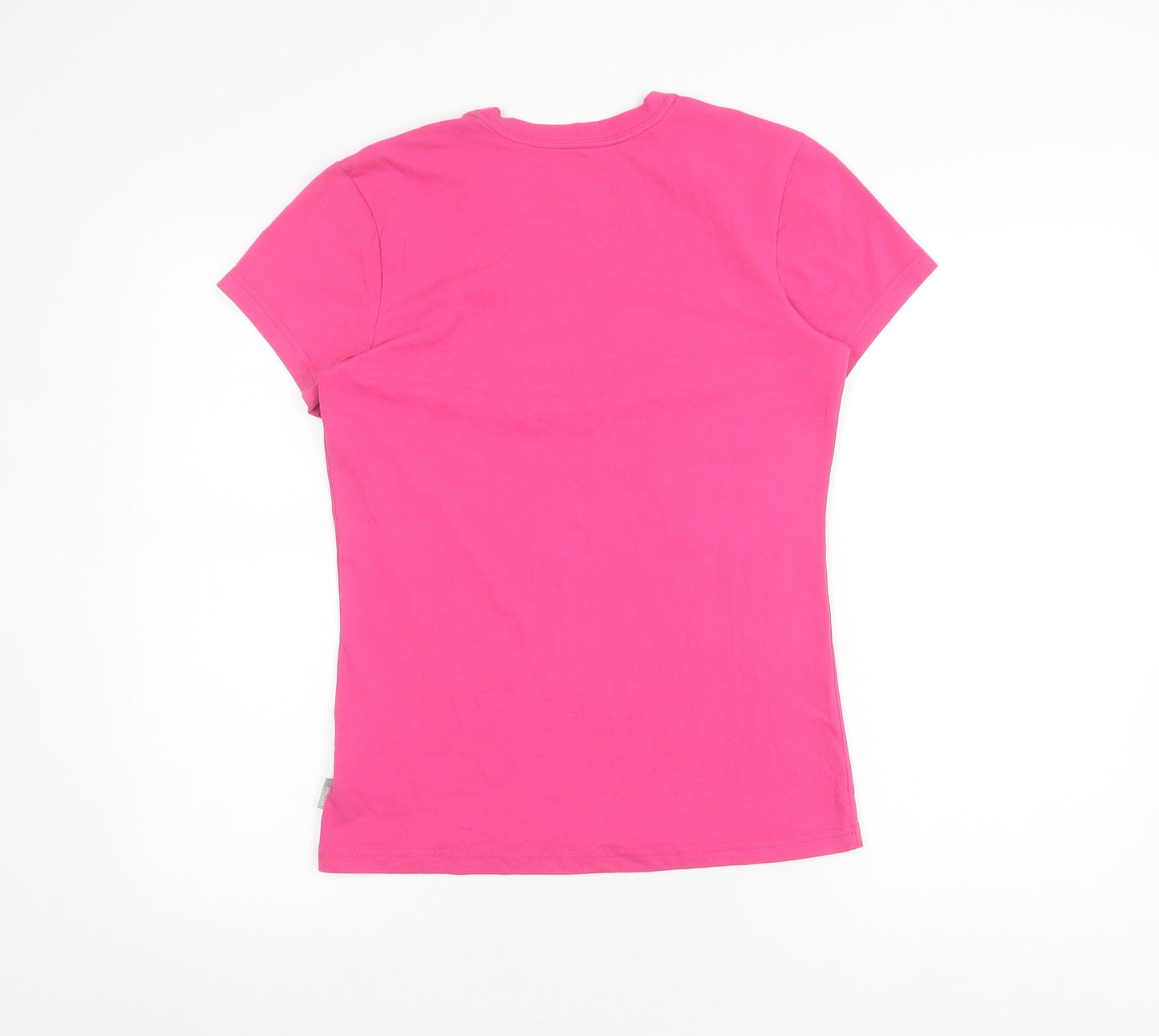 Nike Womens Pink Dri-Fit Cotton T-Shirt M Short Sleeve Sports Tee