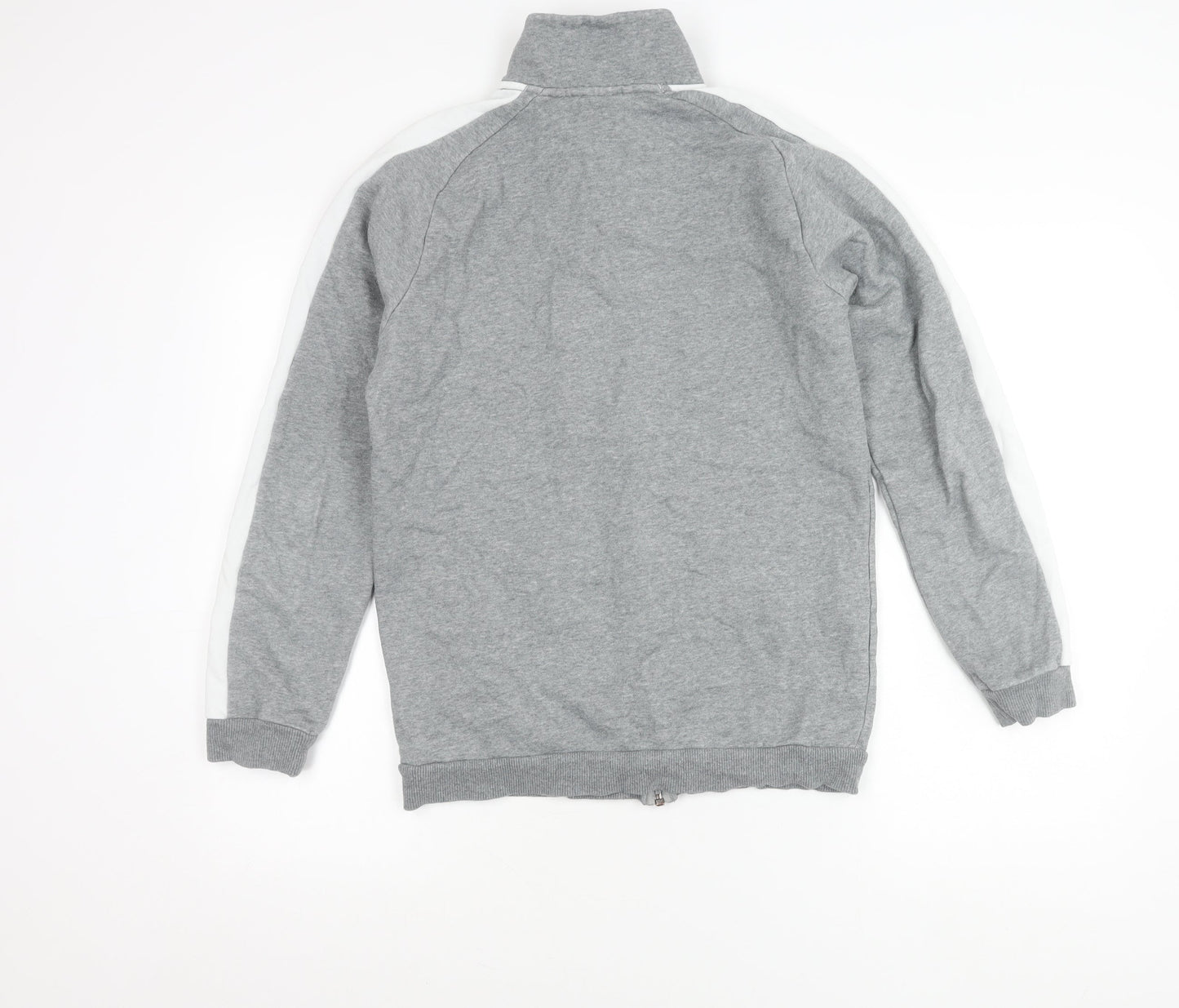 Puma Men's Grey XS Full Zip Basic Sports Jacket