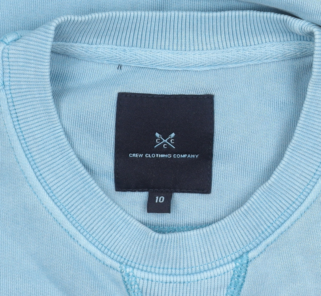 Crew Clothing Company Womens Blue Size 10 Cotton Sweatshirt Pullover