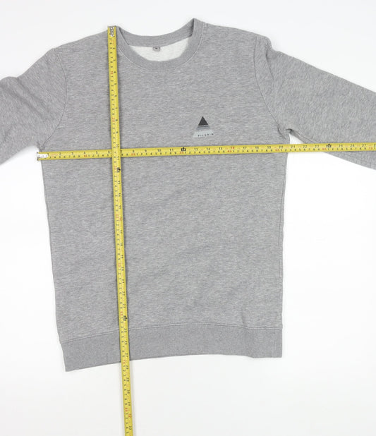 Continental Men’s Grey M Pullover Sweatshirt Logo Crew Neck