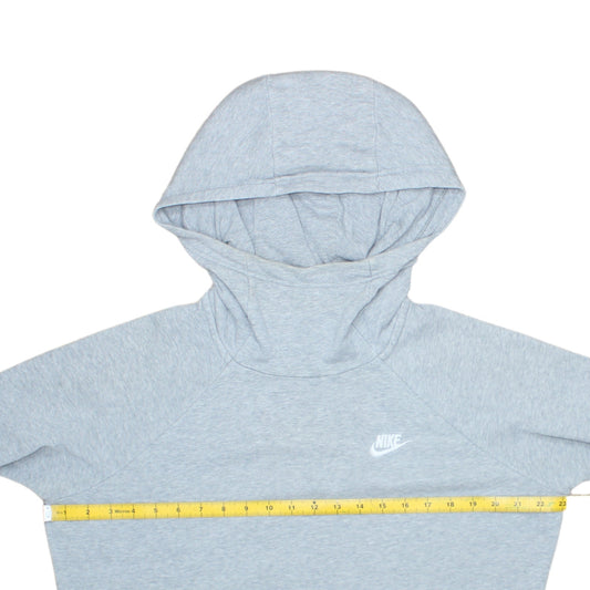 Nike Men’s Grey Pullover Hoodie M Regular Fit Sportswear