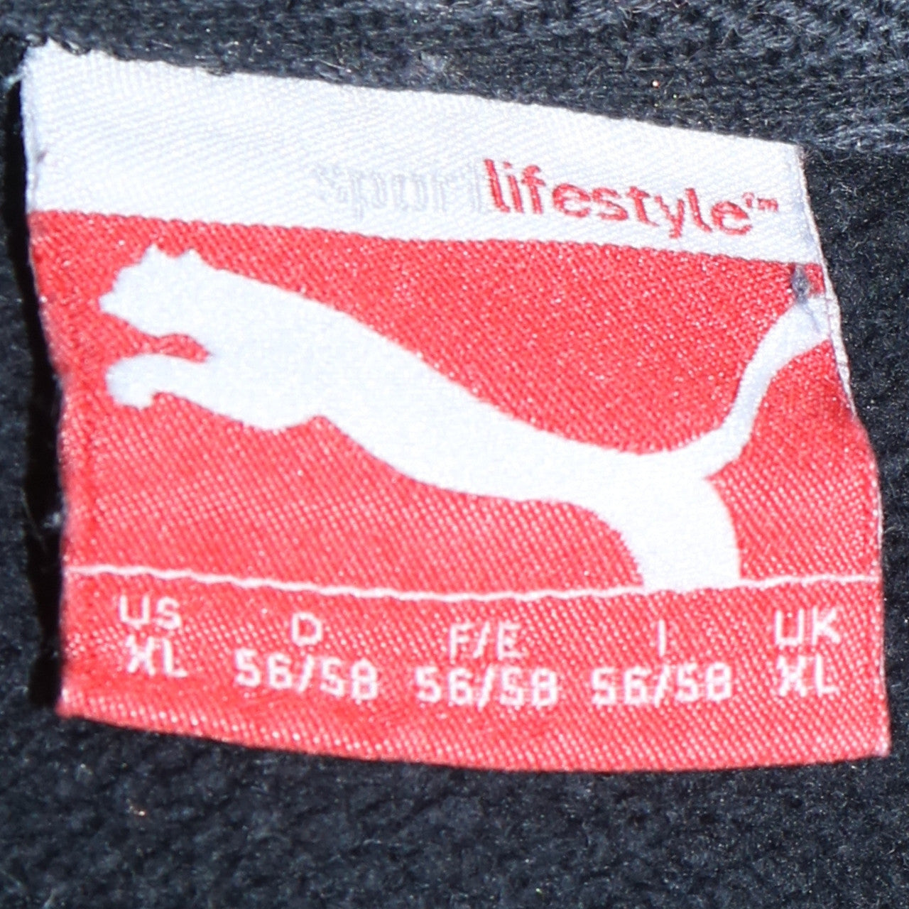 Puma Mens Black XL Pullover Hoodie Sweatshirt Graphic Logo Sportswear