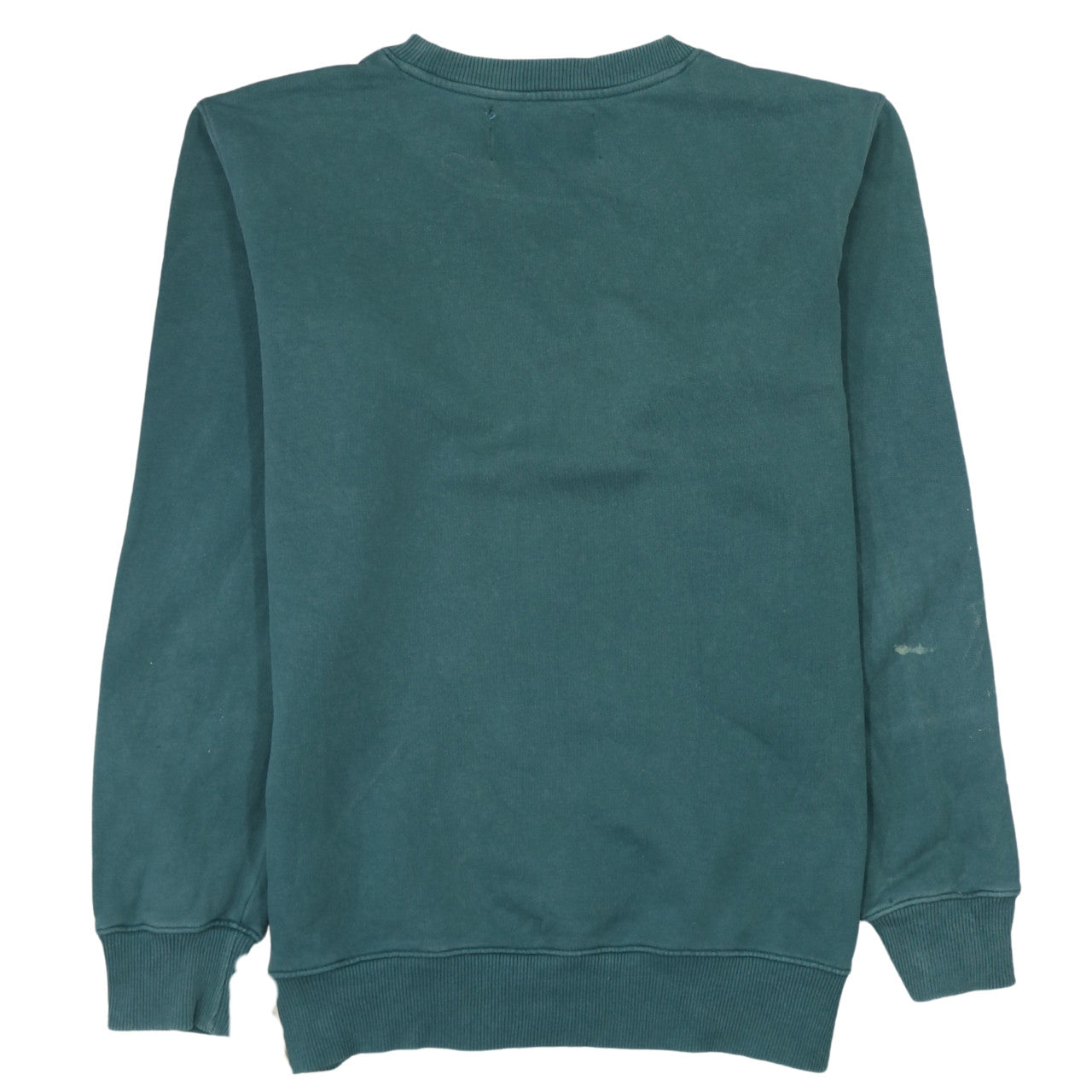 Calvin Klein Jeans Mens Green Sweatshirt M Crew Neck Logo Pullover