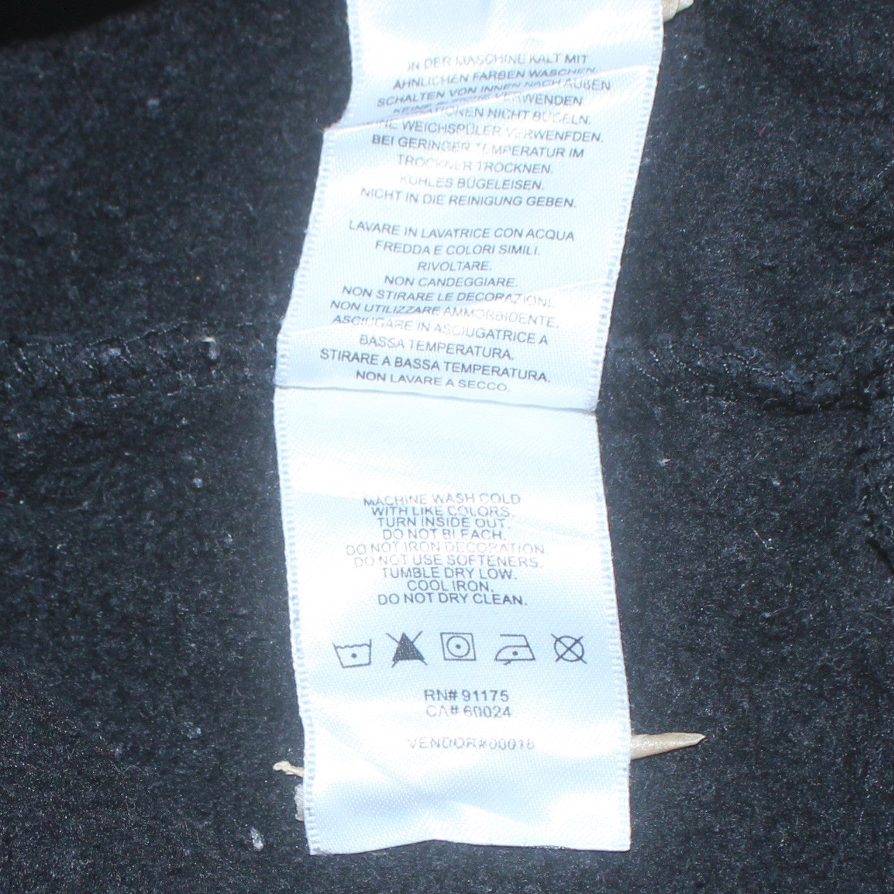 Fila Womens 2XS Black Pink White Pullover Hoodie Colourblock Logo