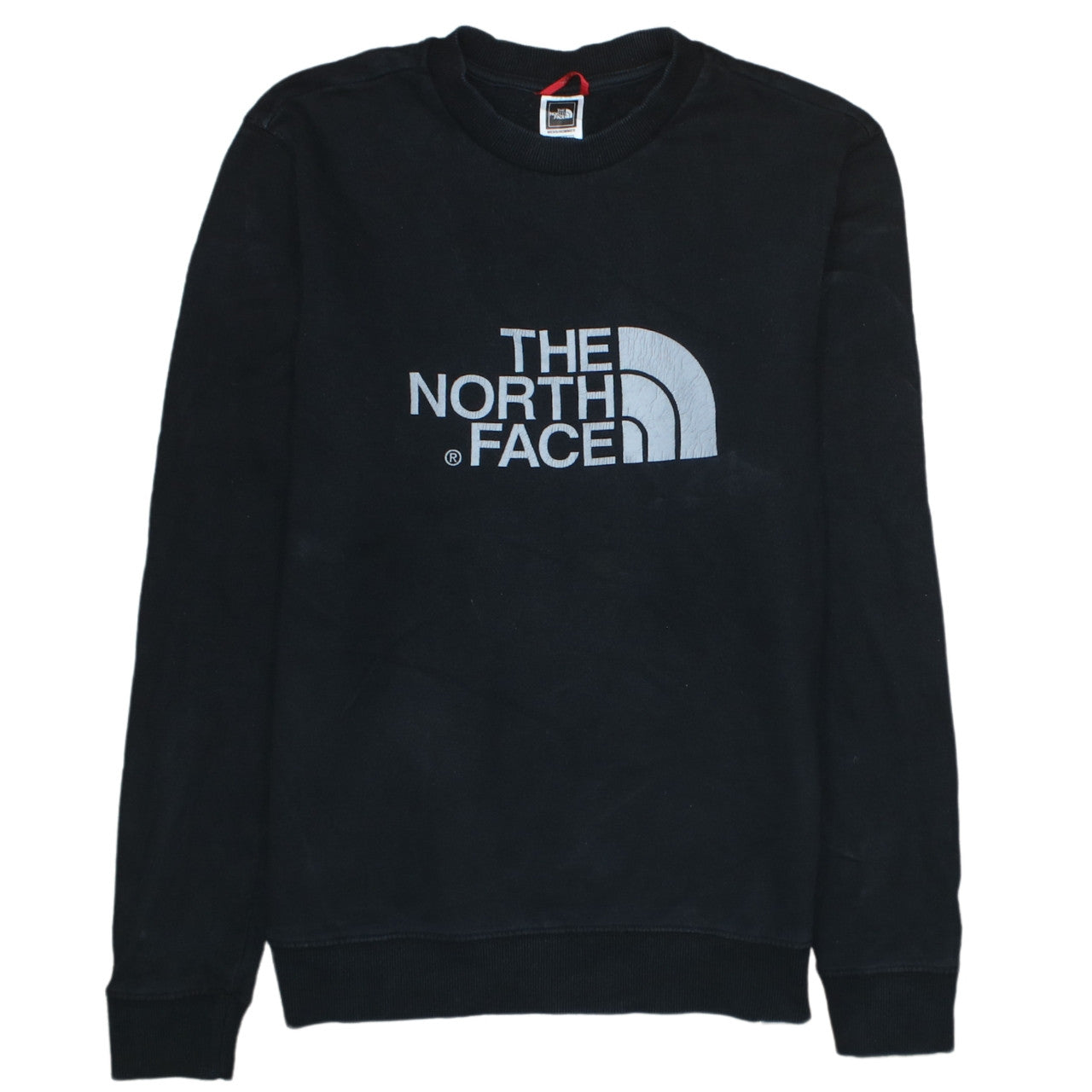 The North Face Mens Black Small Logo Pullover Sweatshirt
