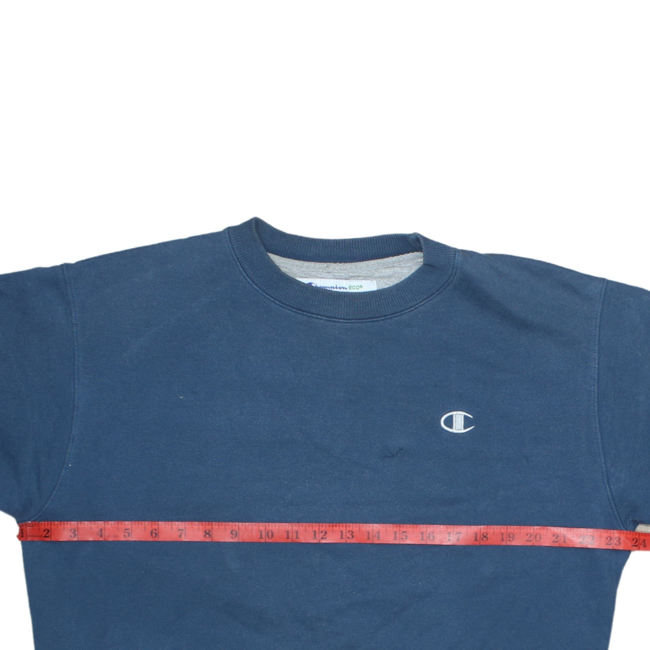 Champion Men’s Blue Sweatshirt M Crew Neck Pullover Logo Classic