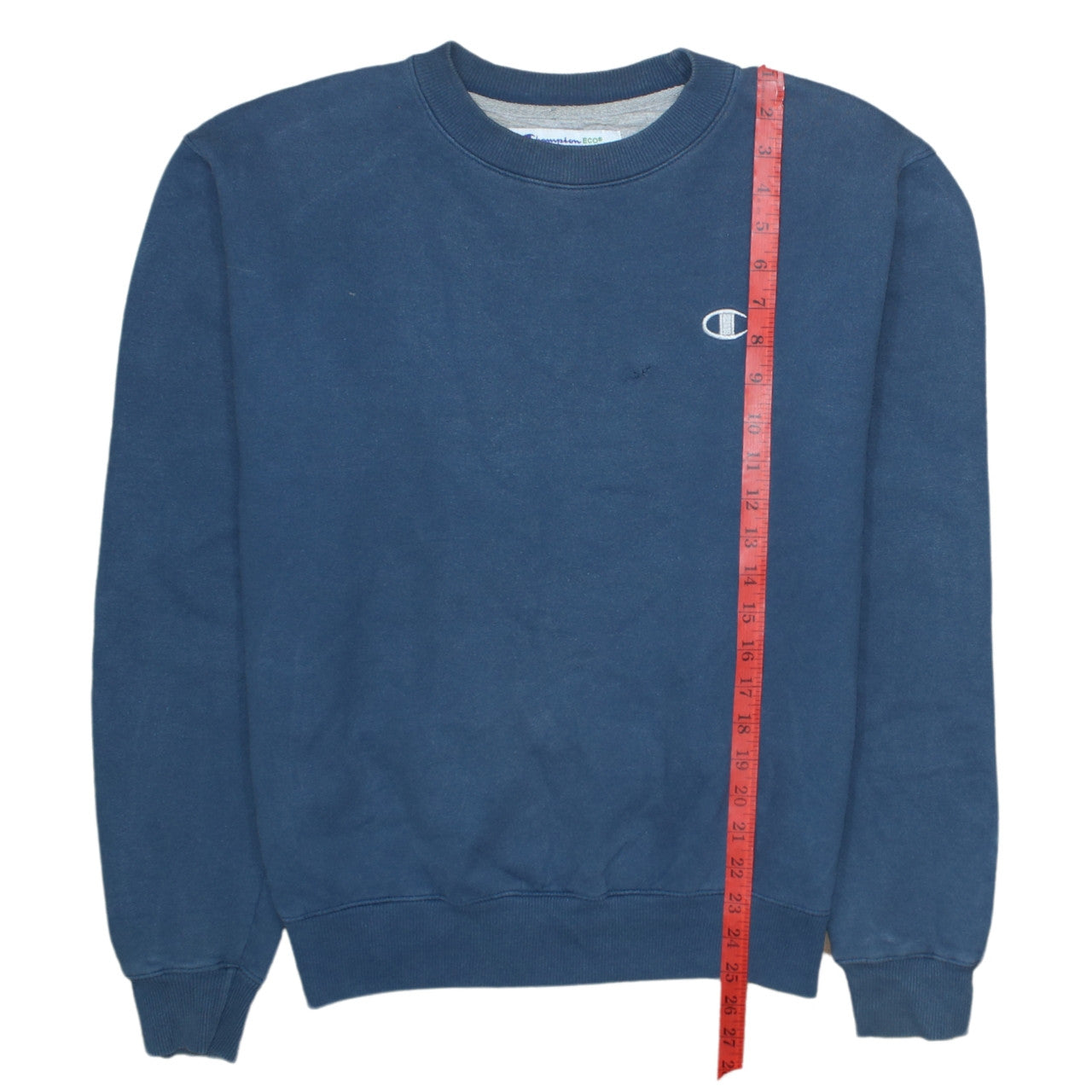 Champion Men’s Blue Sweatshirt M Crew Neck Pullover Logo Classic