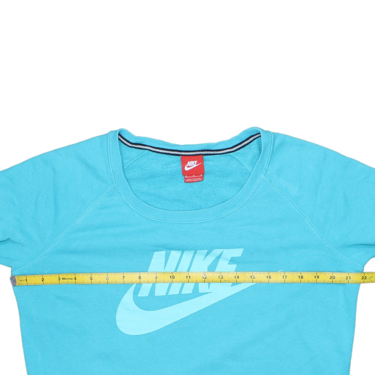 Nike Men's Blue M Pullover Sweatshirt Crew Neck Logo Sportswear