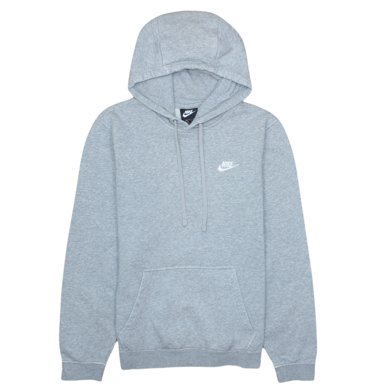 Nike Men's Grey Pullover Hoodie Small Regular Fit Sportswear