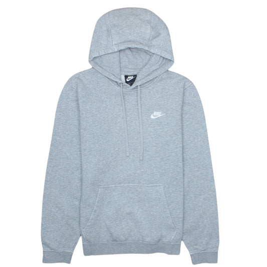 Mens UK S Regular Nike Grey Pullover Hoodie