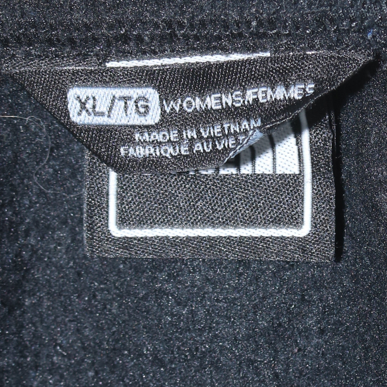 The North Face Womens Black Fleece Zip Jacket XL Outdoor Hiking