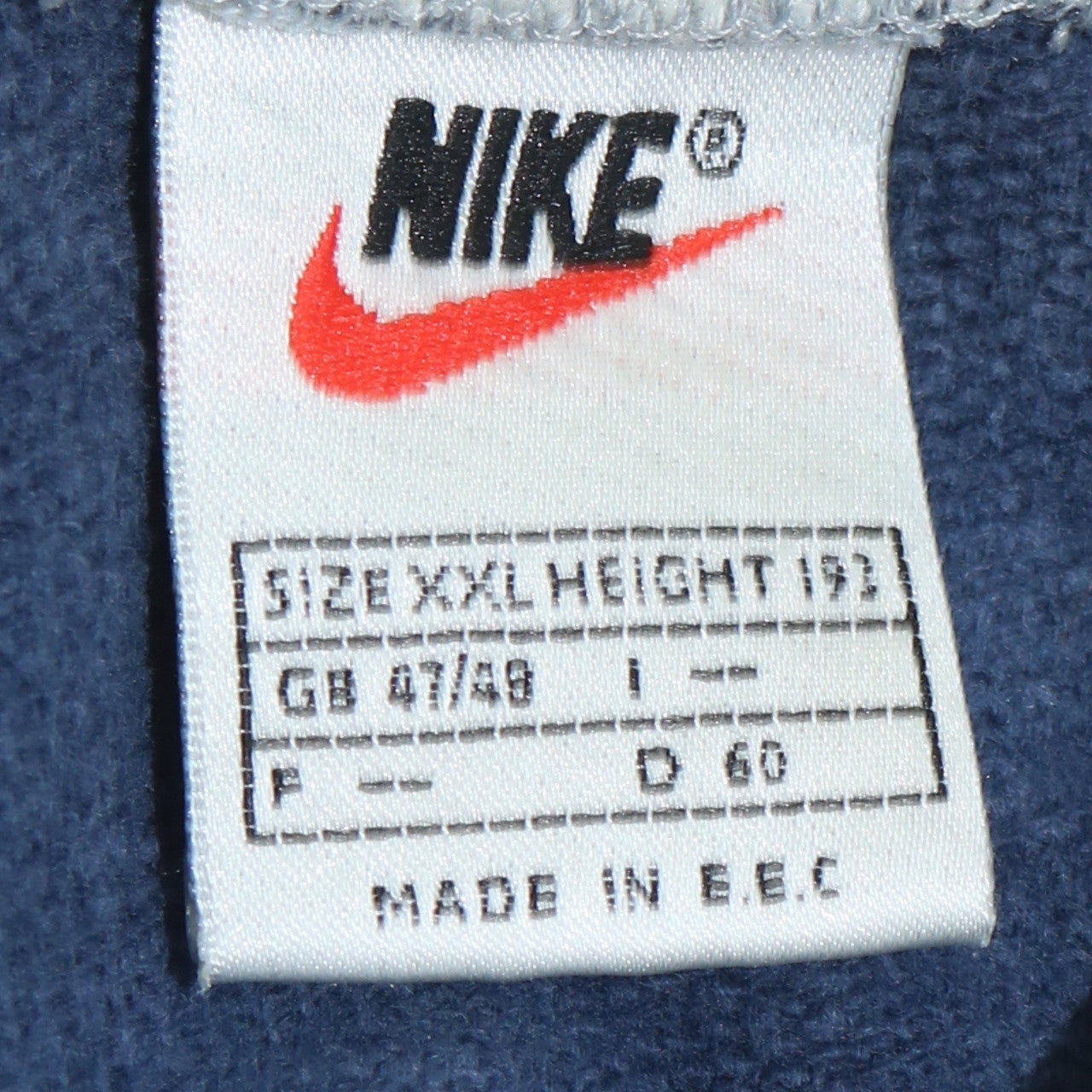 Nike Mens 2XL Blue Grey Oregon Sweatshirt Crew Neck Pullover