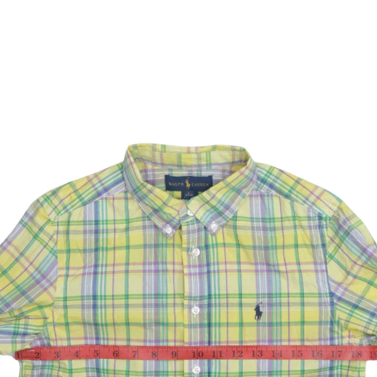Ralph Lauren Teens Multicoloured Check Button-Up Shirt Size 14 Cotton