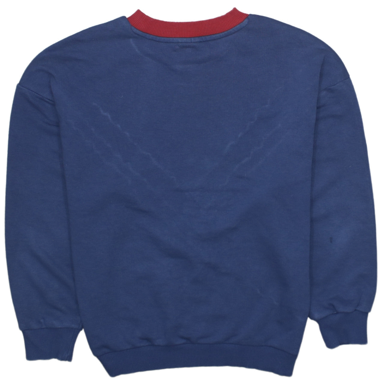 Fila Mens Sweatshirt Blue Red White Black M Crew Neck Pullover