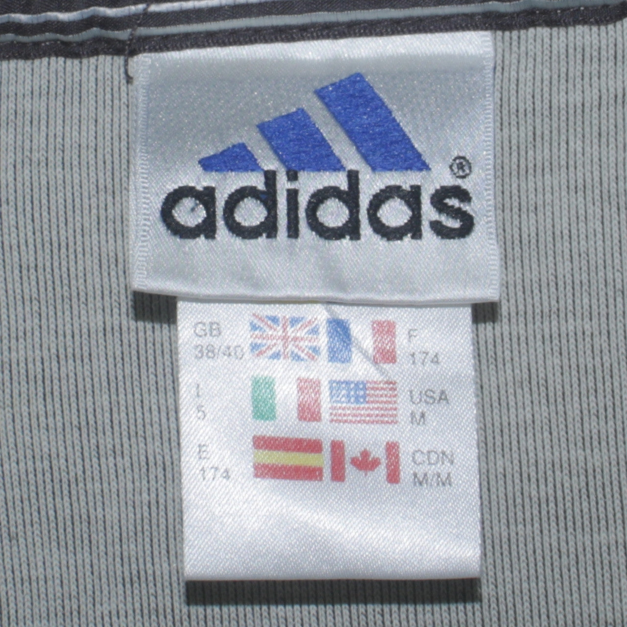 Adidas Men’s Grey M Pullover Sweatshirt Crew Neck Logo Sports