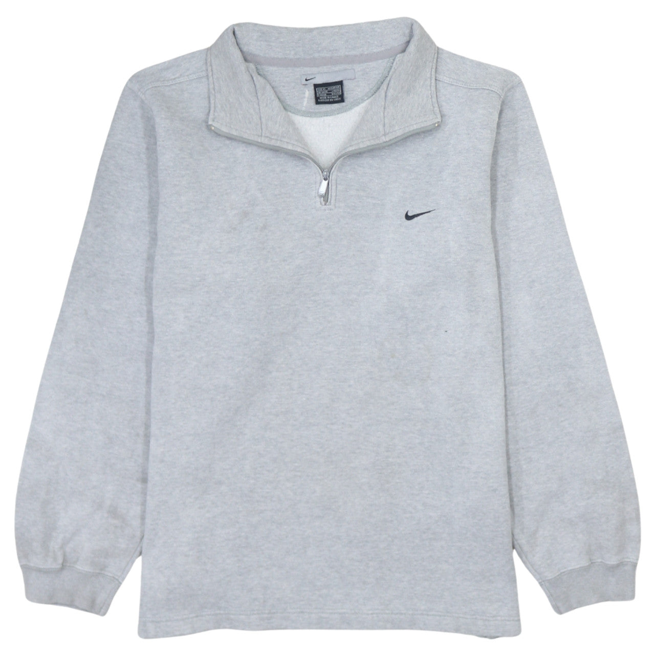 Nike Men’s Grey XS 1/4 Zip High Neck Sweatshirt Sportswear