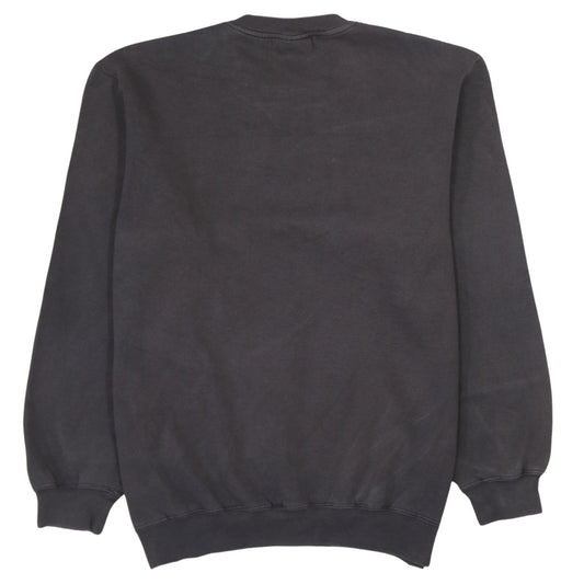 Adidas Mens Black L Sweatshirt Pullover Crew Neck Long Sleeve Sportswear