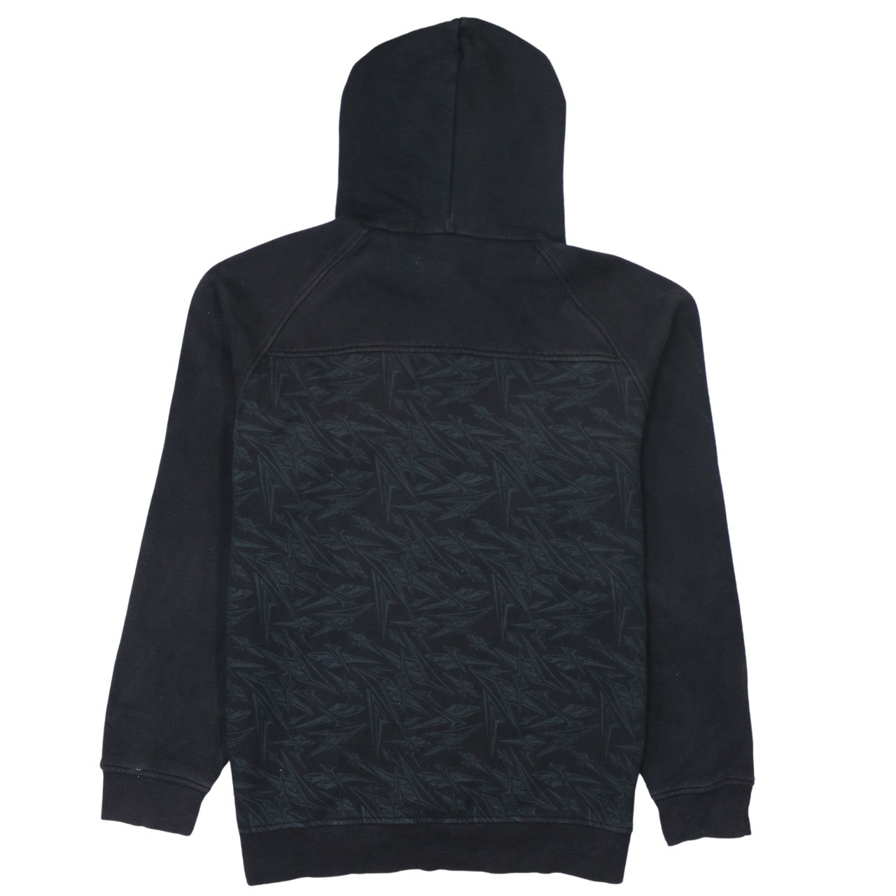 Reebok Men’s Black Pullover Hoodie Size M Logo Sportswear Jumper