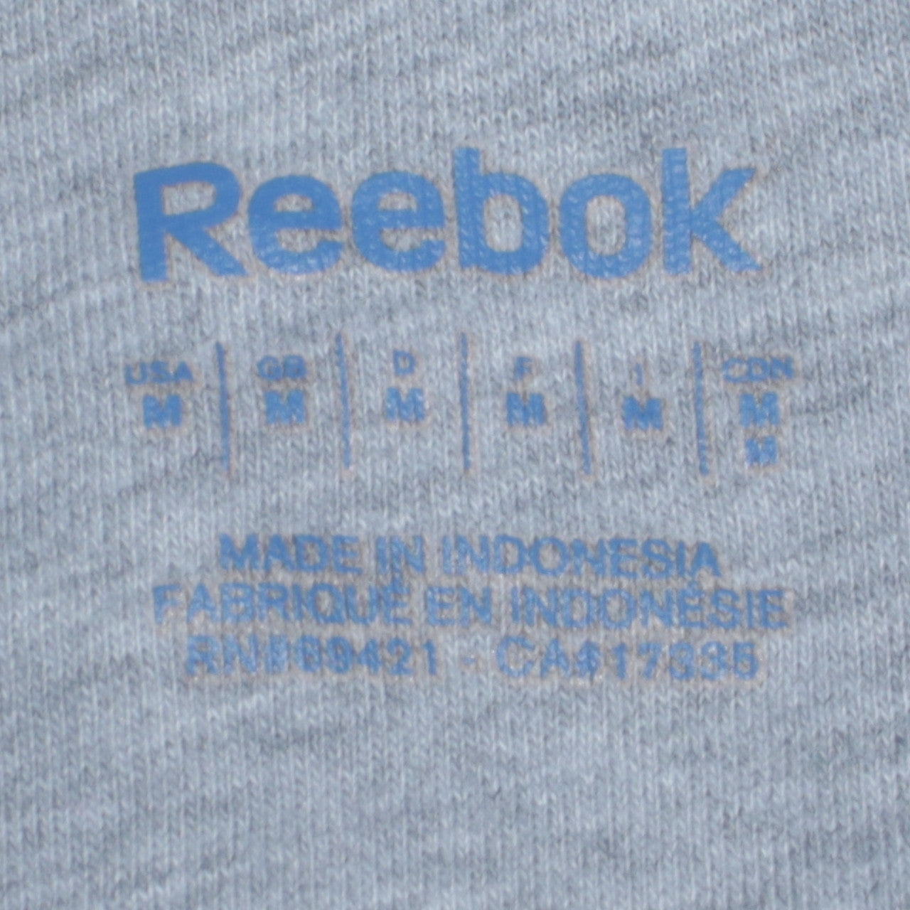 Reebok Men’s Black Pullover Hoodie Size M Logo Sportswear Jumper
