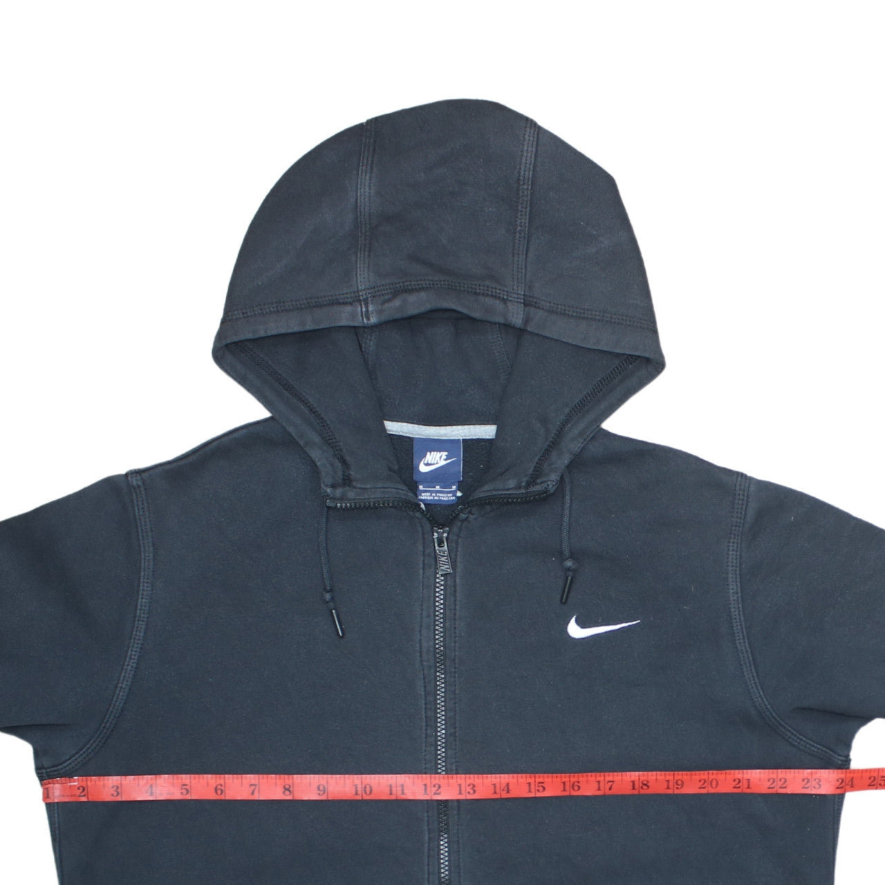 Nike Men’s Black Full Zip Hoodie Sweatshirt M Regular Fit
