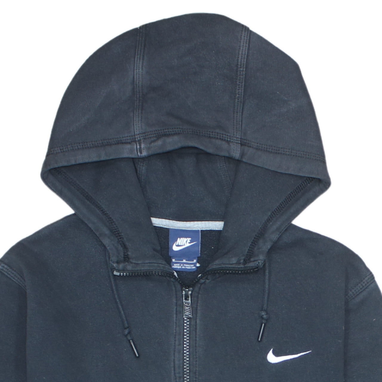 Nike Men’s Black Full Zip Hoodie Sweatshirt M Regular Fit