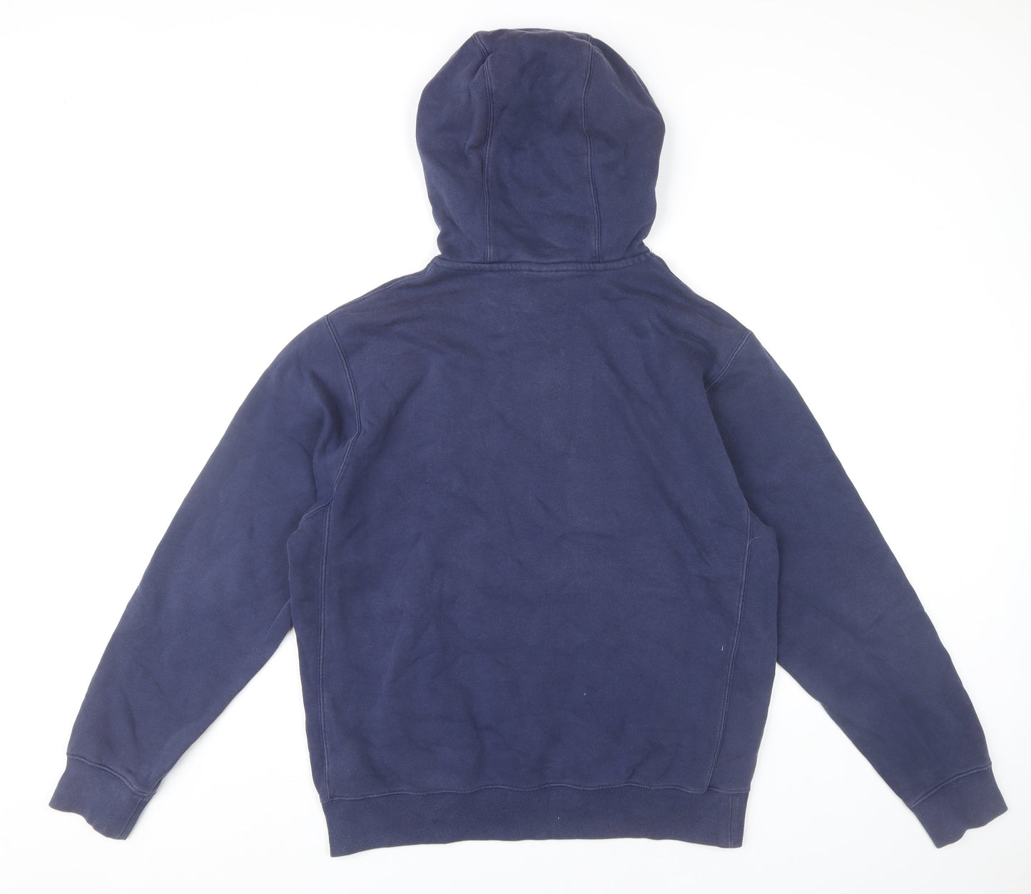 Nike Men's Blue Small Pullover Hoodie Sweatshirt Logo Fleece
