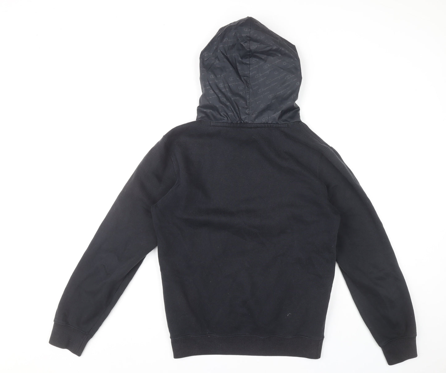 Champion Men’s Black Pullover Hoodie XS Logo Sportswear