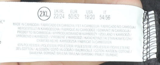 Disney Women’s Black 2XL Pullover Sweatshirt Princess Graphic