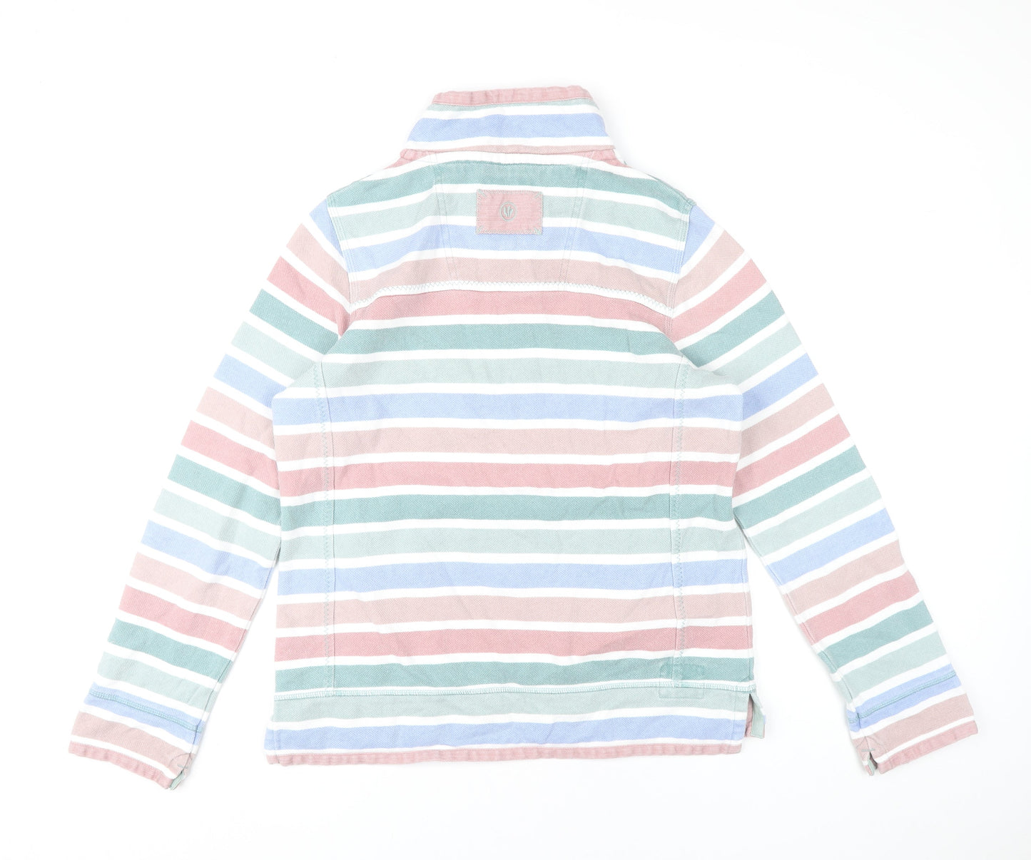 Fat Face Womens Multicoloured Stripe Cotton Sweatshirt Size 14
