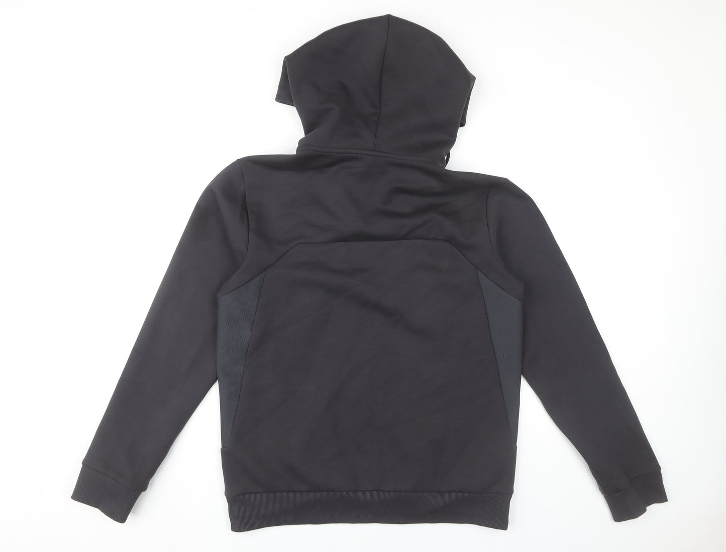 BOSS Men’s Black Full Zip Hoodie Size S Regular Fit with Logo