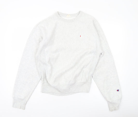 Champion Womens Grey XS Pullover Sweatshirt Reverse Weave