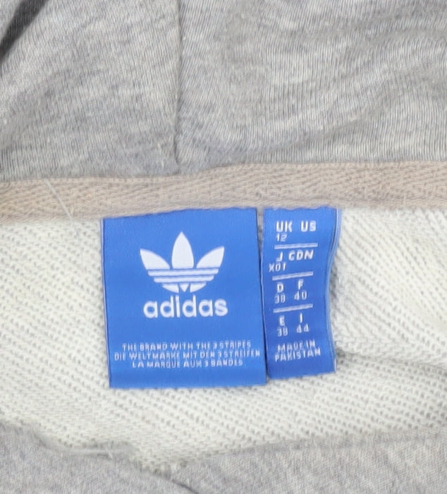 Adidas Mens Grey XL Pullover Hoodie Logo Sportswear Hoodie