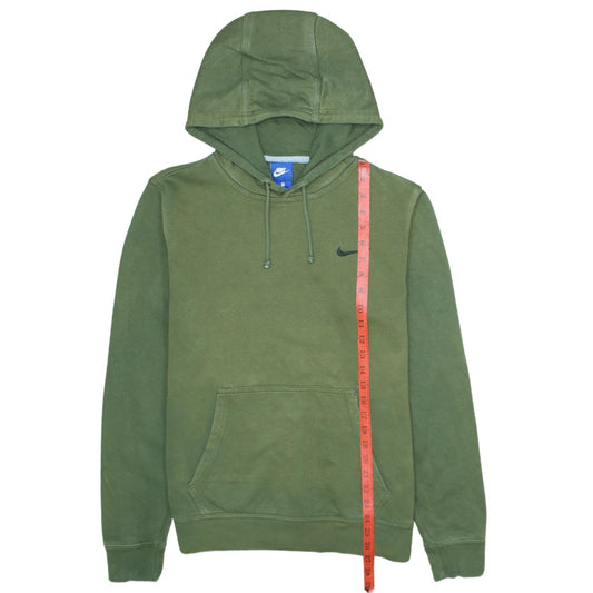 Nike Men's Green Pullover Hoodie Size M Regular Fit Logo