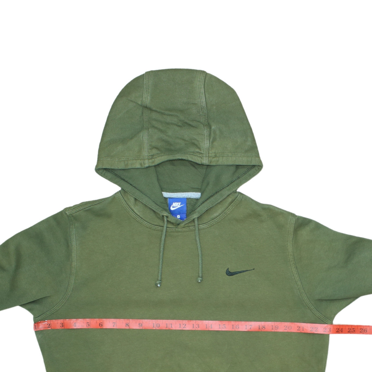 Nike Men's Green Pullover Hoodie Size M Regular Fit Logo