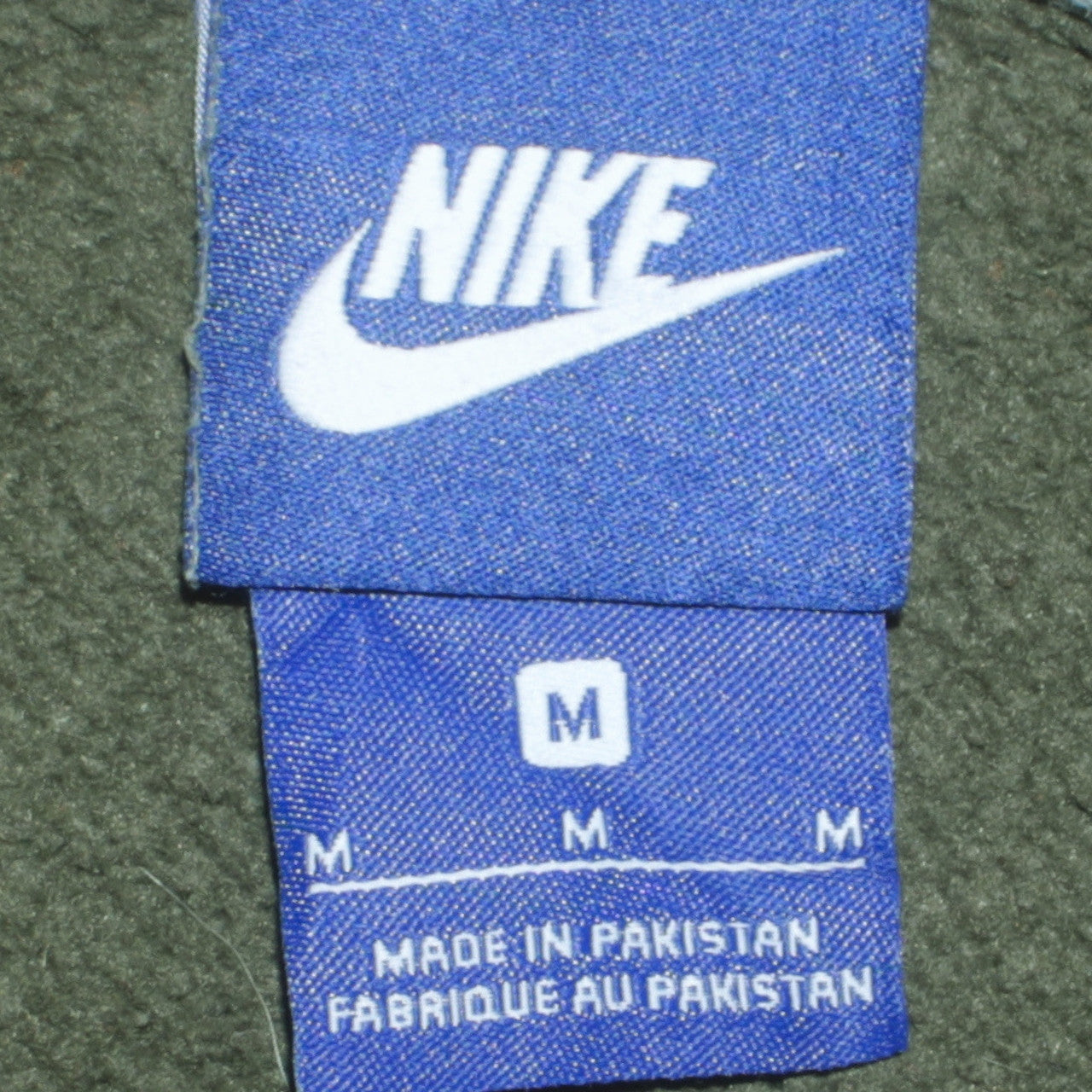 Nike Men's Green Pullover Hoodie Size M Regular Fit Logo