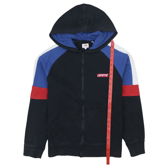 Levi's Men's Black Colour Block Full Zip Hoodie Size S