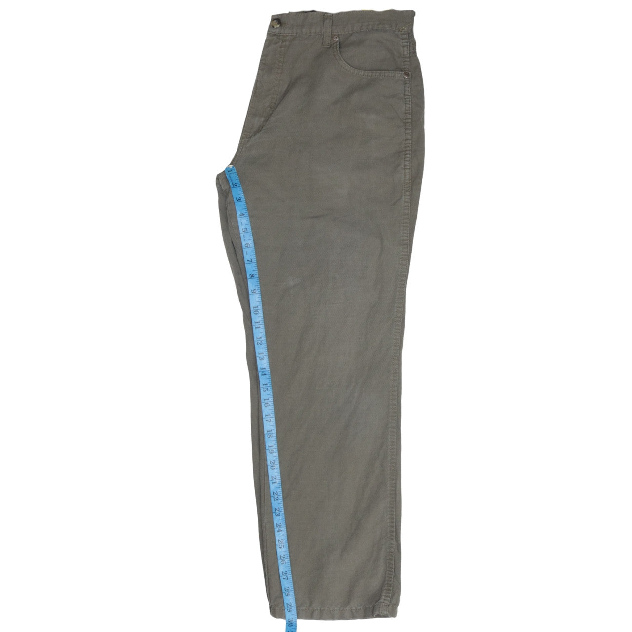 Wrangler Mens Brown Straight Leg Jeans W38 L30 Cotton Linen