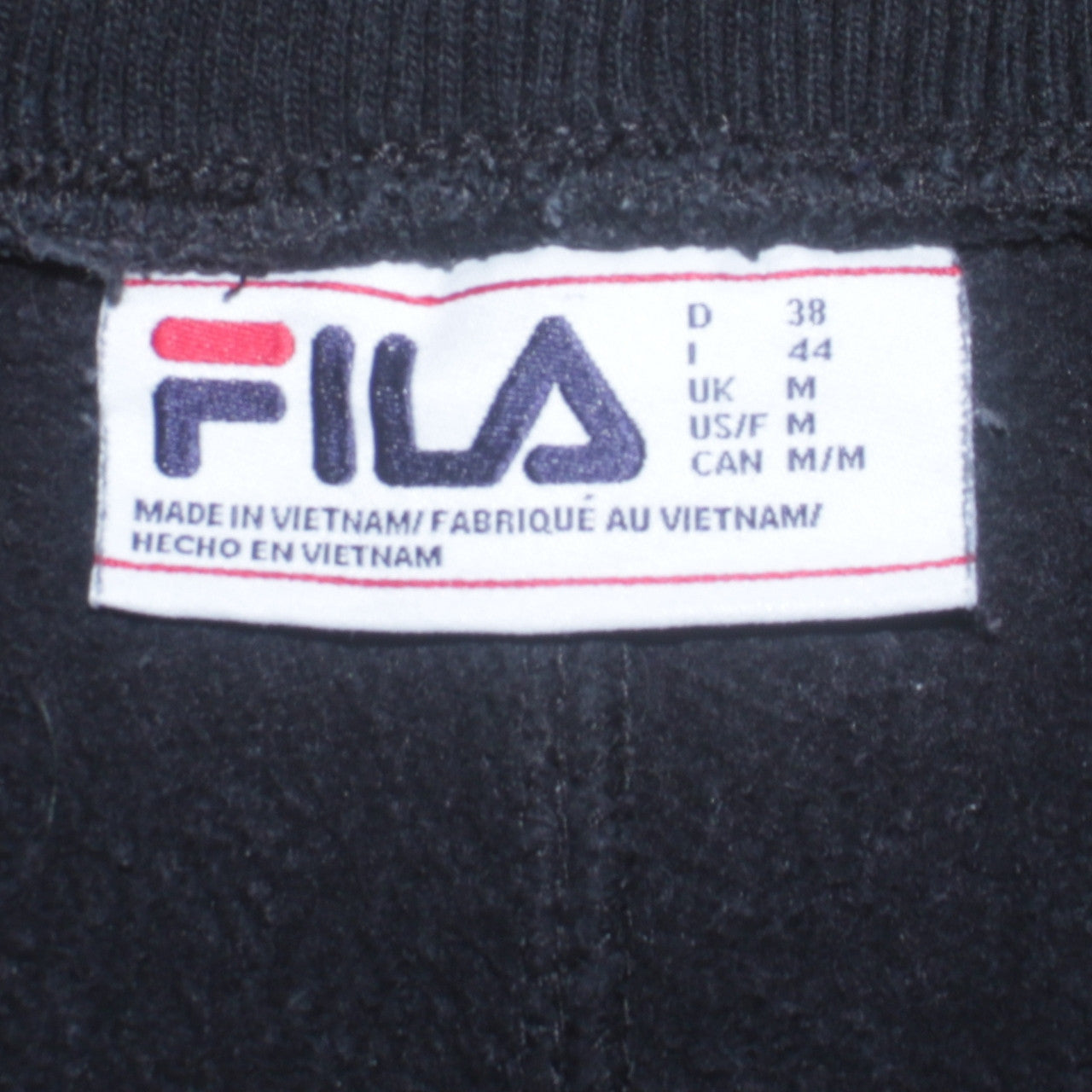 Fila Women’s Black Jogger Trousers M Fleece Casual Sportswear