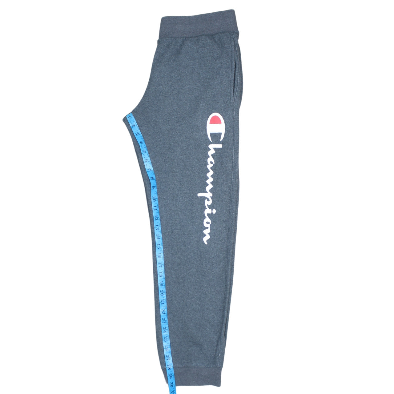 Champion Men Grey Sweatpants Medium Regular Fit Tapered Logo