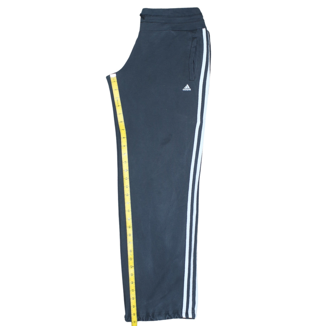 Adidas Womens Black Sweatpants Size 8-10 Straight Leg Casual