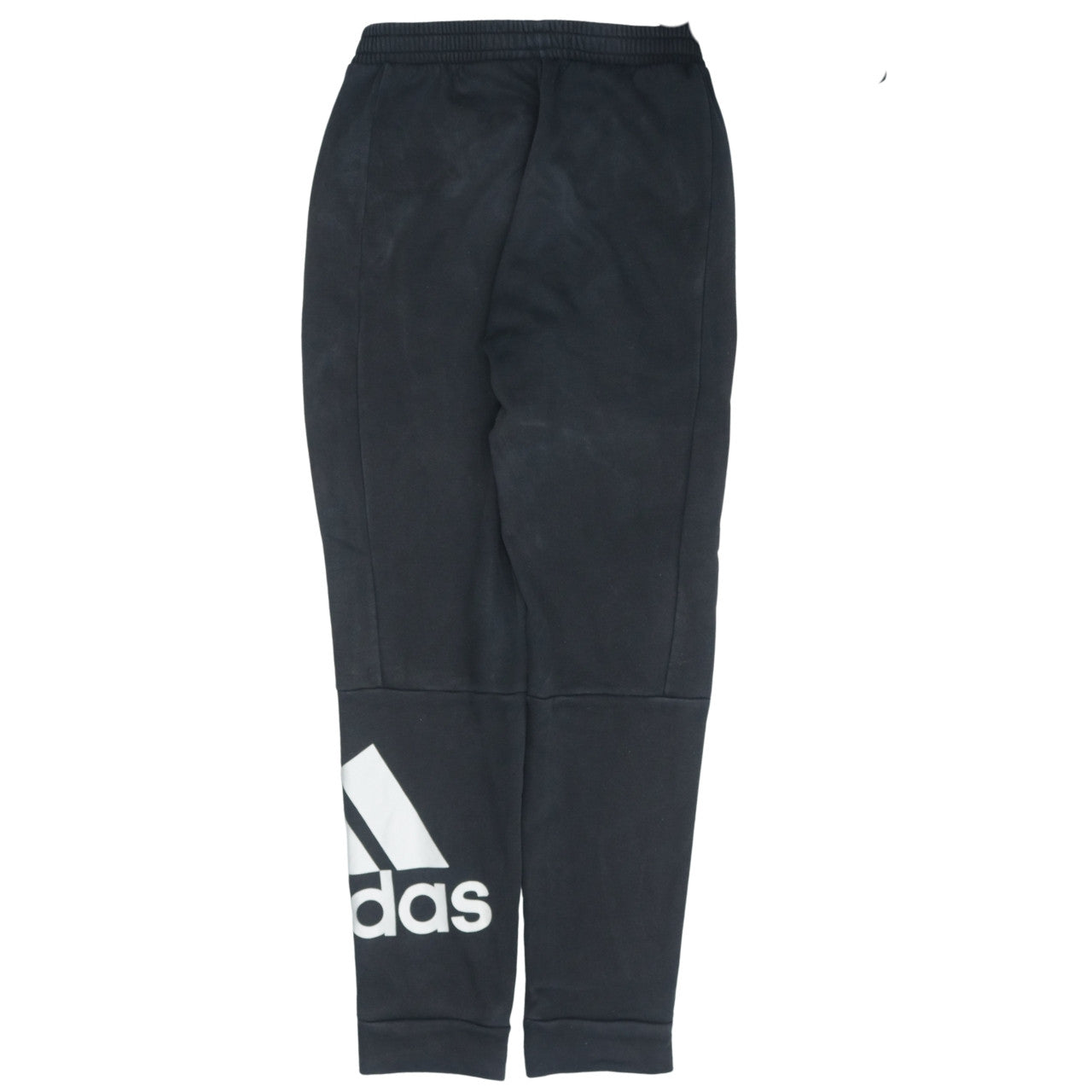 Adidas Mens Black Sweatpants S Tapered Logo Casual Joggers