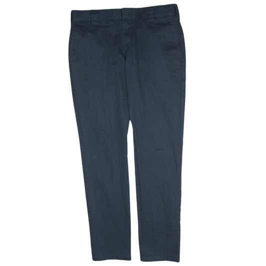 Dickies Mens Black Chino Workwear Trousers W34 L34 Regular Fit