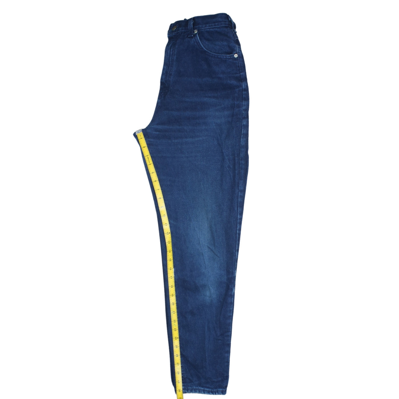 Lee Womens Blue Size 12 High Rise Mom Jeans Vintage Denim